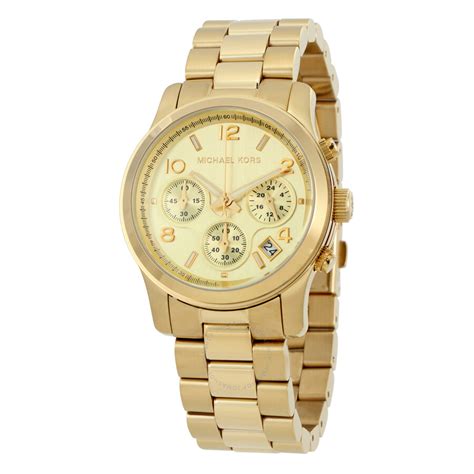 michael kors watch mk5055|Michael Kors Women's Chronograph Runway Gold.